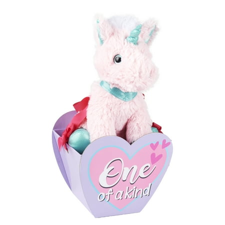 Way to Celebrate Plush Pal in Gift Box, Unicorn