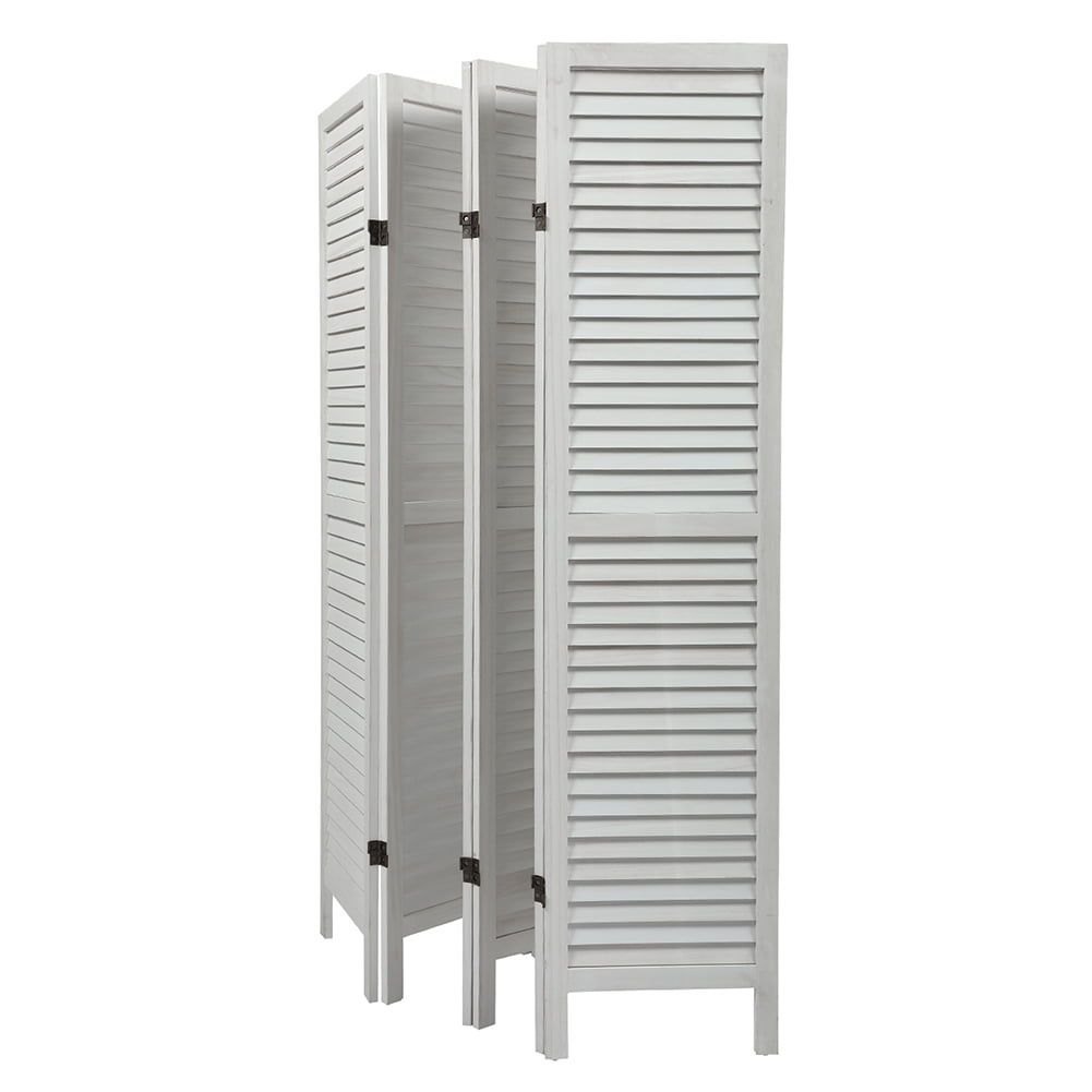Kadyn Wall Divider for Home, Indoor Divider Screen for Dining Room, Room Screen for Dining Room, Old White