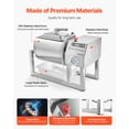 thumbnail image 6 of VEVOR Commercial Meat Tumbler Marinator, 20L Vacuum Tumbler Marinating Machine with Bidirectional Rotation and 3-Speed, Stainless Steel Vacuum Curing Machine for Chicken Steak Pork, Restaurant, 6 of 9