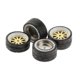 thumbnail image 5 of Llanta de rueda de goma 1:64 Escala Diecast Racing Model Car Wheel & Tire Set Accesorios Estilo F Estilo F Fanmusic Llanta de rueda de goma, 5 of 7
