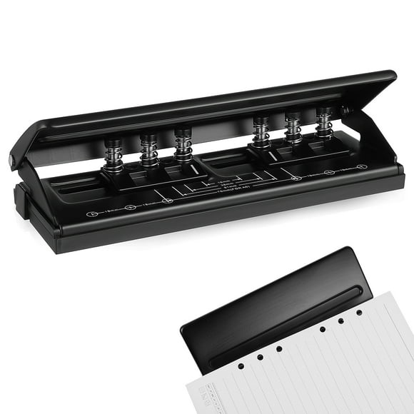 Hole Punch 6 Hole Puncher Craft Hole Punch Paper Hole Puncher Adjustable Puncher Binder Punching Machine
