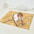 thumbnail image 2 of Yellow Daisy Flower Pattern Blanket,Comfortable Soft Flannel Throw Blanket,All Season,Warm Lightweight Blankets for Sofa Bed Couch Living Room Chair,30"x40", 2 of 4