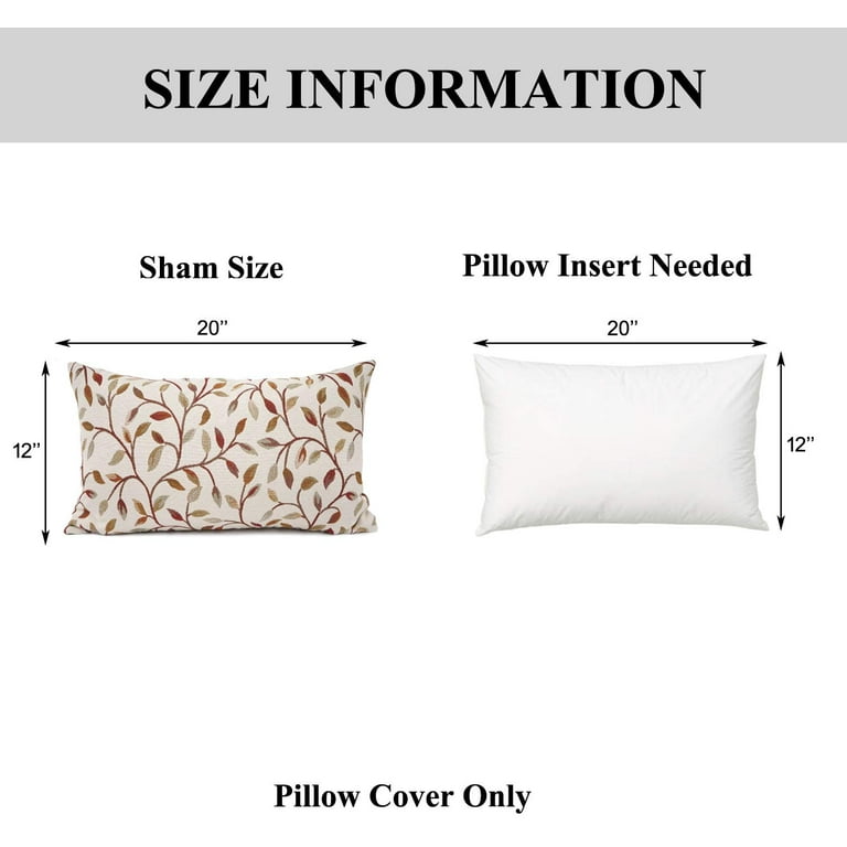 Oblong pillow sizes hot sale