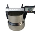 thumbnail image 5 of Universal Piping Stainless Intercooler Reducer 3.5" O.D. to 3" O.D. 2.88" Length, 5 of 6