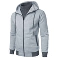 thumbnail image 2 of YUELONGHU Men Casual S Sweatshirts & Hoodies Hoodie Men Mens Stylish and Hooded Zipper Pocket Long Sleeve Sweater Coat Top Hoodies for Men Pullover Lightweight, 2 of 4