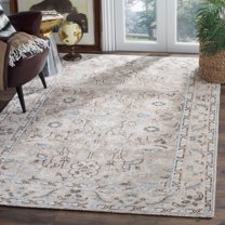 SAFAVIEH Maharaja Braden Border Area Rug, Beige/Ivory, 5' x 8'