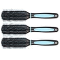 thumbnail image 4 of 3pcs 9 Row Hair Brush Detangling Hair Brush Comb for Styling Defining Wavy Curly Hair, 4 of 15