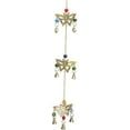 thumbnail image 3 of PARIJAT HANDICRAFT Brass Decorative String of Metal and Beads Vintage Indian Style Wall Hanging Bells Butterfly, 3 of 3