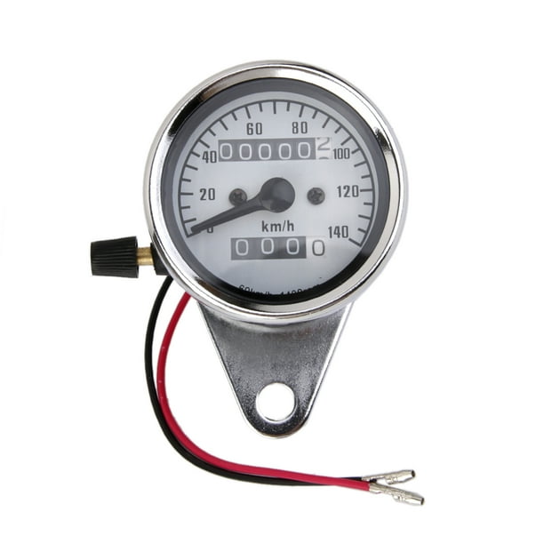 Medidor de Del Indicador Del Velocímetro KMH Del Odómetro Universal de La cicleta de 12V
