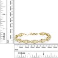 thumbnail image 4 of Gem Stone King 7.12 Ct Oval Cabochon White Ethiopian Opal 18K Yellow Gold Plated Silver Bracelet for Women, 4 of 5