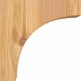 thumbnail image 3 of 3 1/2"W x 6"D x 6"H Huntington Smooth Corbel, Western Red Cedar, 3 of 9