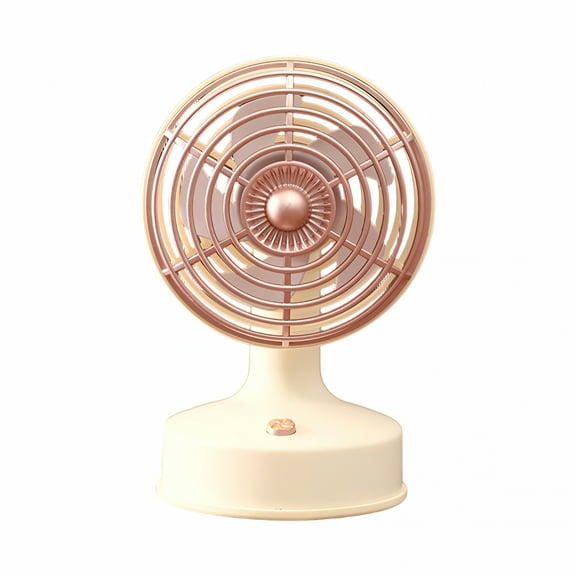 HIBIBUD Mini Desktop Fan, Tabletop Fans Low Noise, Portable Fan, Table Fans for Bedroom, Small Table Fan, Oscillating Office Home Quiet Mini Electric Fan