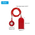 thumbnail image 2 of Reemplazo de llave de seguridad magnética redonda de plástico ABS universal Uxcell para la mayoría de las cintas de correr 1.26, 2 of 6
