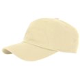 thumbnail image 3 of Plain BASEBALL CAP Dad Hat Low Profile Solid Cotton Pigment Adjustable (7fc047_Sand), 3 of 4