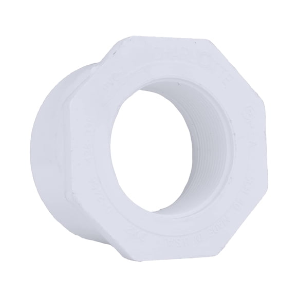 Reductor Macho-Hembra Charlotte Pipe 3x2 SCH 40 PVC Blanco