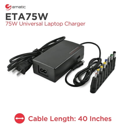 Ematic 75W Universal Laptop Charger