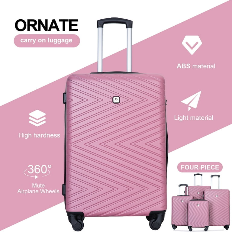 Bag Kono Trolley Pink Luggage Kono Travel Luggage Set Of Piece