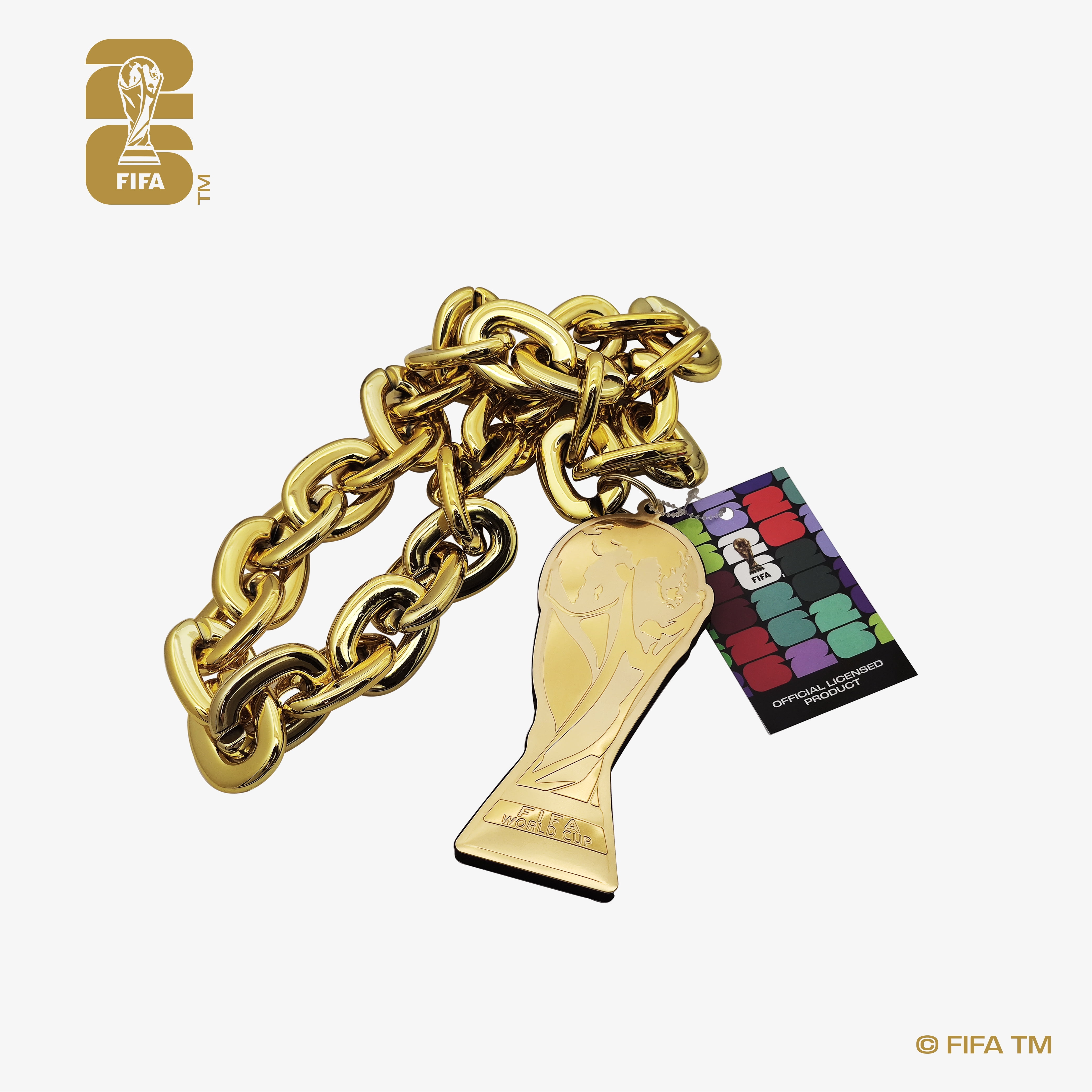FIFA World Cup 2026 Soccer Trophy Fan Chain - Walmart.com