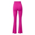 thumbnail image 5 of KHONTS Women's Yoga Pants Bootcut Leggings High Waisted Workout Tummy Control Flare Pants Lifting Stretchy Athletic Trousers Hot Pink M, 5 of 7