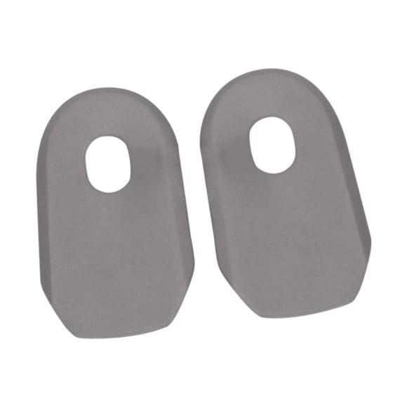 2 protectores de biela para bicicleta, a prueba de polvo, para ciclismo Gris