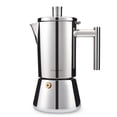thumbnail image 1 of Easyworkz Diego Cafetera Italiana de Acero Inoxidable para Cocina de inducción,520 ml, 10-12 Tazas, Plata, 1 of 7