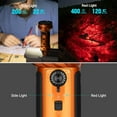thumbnail image 3 of OLIGHT Marauder Mini 2 Bright Flashlight 10,000 Lumen with 750 Meters Beam Distance, Rechargeable Light with Dual Charging & 5 Lighting Modes for Outdoor, Camping, Emergencies (Orange), 3 of 8