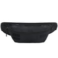 thumbnail image 1 of Hukapapa Riñonera para exteriores Riñonera de viaje de poliéster impermeable de gran capacidad con hombro colgado en la cintura negro, 1 of 5