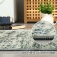 thumbnail image 5 of GlowSol 2' x 6' Hallway Runner Rug Modern Abstract Runner Rug Non-Slip Bedroom Floor Mat for Laundry Room Kitchen, Blue Gray, 5 of 8