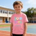 thumbnail image 6 of 100 Days of School Shirt for Boys, Kids 100% Cotton T-Shirt, 100th Day School Celebration Tee Pink, Graphic Top for Ages 3-4 4-5 5-6 7-8 9-10,Size 5 T, 6 of 9