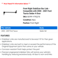thumbnail image 2 of Front Right Stabilizer Bar Link - Compatible with 2000 - 2007 Ford Taurus Sedan 4-Door 2001 2002 2003 2004 2005 2006, 2 of 2