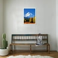 thumbnail image 5 of Trees with snowcapped mountain range in the background, Mt Hood, Upper Hood River Valley, Hood R, Scenic Seasons Framed Art Print Wall Art Sold by Art.Com, 5 of 5