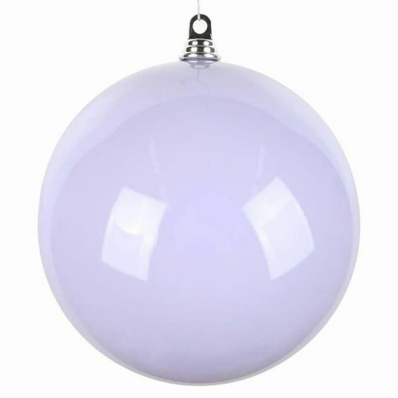 Vickerman MT251286W 12 in. Enamel Ball Ornament, Lavender