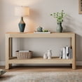 thumbnail image 2 of Noble House Modern Farmhouse Console Table, Elegant Minimalist Design,Natural, 2 of 10