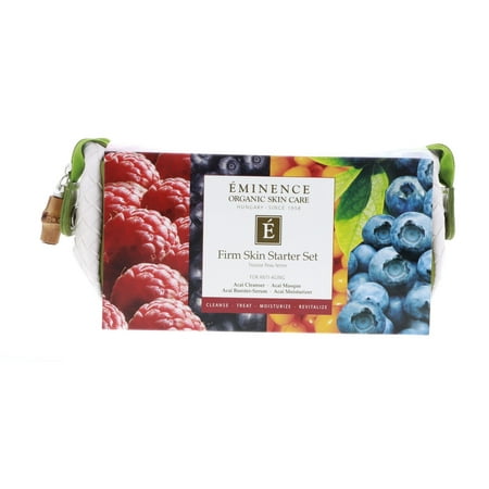 Eminence Firm Skin Starter Set (Cleanser 1oz, Moisturizer 0.5oz, Masque 0.5oz, Booster-Serum 0.5oz)