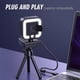 thumbnail image 4 of 4K Webcam with Microphone and Fill Light, HD Autofocus Computer Camera for Pc Laptop Desktop Video Calling, 4 of 5