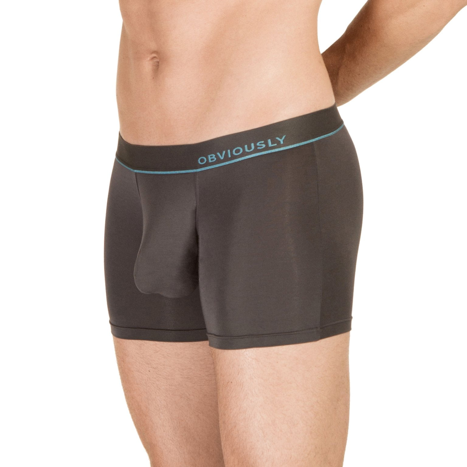 Obviously EveryMan Boxer Briefs - 3 Inch Leg, Bondi Color, XLarge Size, Bamboo/Lycra Blend For Comfort - View #12