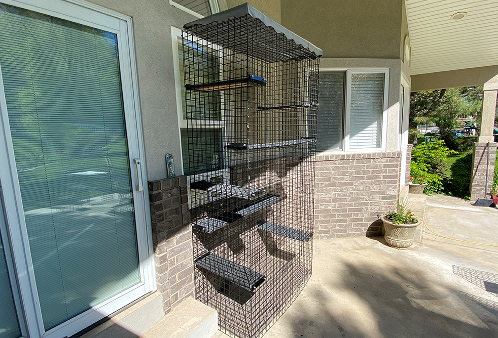 24" X 48" X 96" Outdoor Catio Cat Enclosure