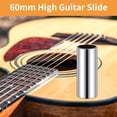 thumbnail image 3 of Stainless Steel Guitar Slide Finger and Knuckle Slide Metal Guitar Slides Bottleneck Slides for Electric Guitar Bass Acoustic Guitar and Other Stringed Instruments (6cm), 3 of 5