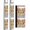 White Black, variant on Vintage Flowers Refrigerator Door Handle Covers Set of 2, Branch Plants Beige Botanical Rustic Fridge Door Handle Protector Kitchen Appliance Cover for Refrigerator Oven Dishwashers Microwave