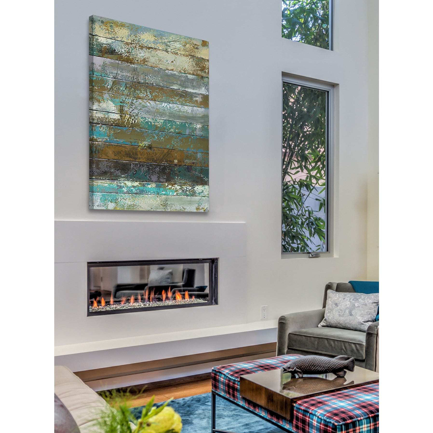 "Beachwood II" Painting Print on Wrapped Canvas