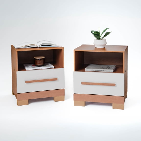 Burós Maraba Miel Con Beige 2 Piezas Loomber