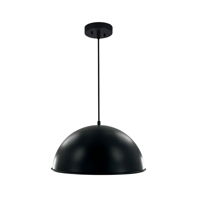 Xtricity - Pendant, 14.17" Width, From the Trebecca Collection, Black