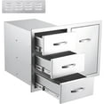 thumbnail image 2 of Royalbelle Armoire Combinée d'Extérieur à Tiroirs 33x22x22 Pouces, BBQ en Acier Inoxydable, 2 of 8