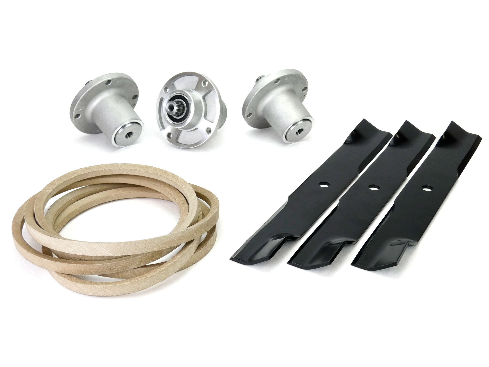 Deck Rebuild Kit for Hustler Raptor SD 54" Spindle Blade and Belt