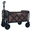 Brown, variant on Expandable Dual-Layer Utility Wagon with 100% Extra Space - 225lbs Grocery Cart for Camping, Shopping, Sports, Gardening, Fishing, Pink