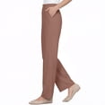 thumbnail image 4 of HAJWOH Pants for Senior Women Stretchy High Rise Perfect Drape Casual Pants Breathable Wide Leg Trousers with Pockets, 4 of 6