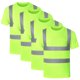 thumbnail image 1 of Blusa de Manga Larga de los Hombres de Color Sólido Sudadera Tira Reflectante Higiene Ropa de Trabajo, Cuello Redondo, 1 of 8