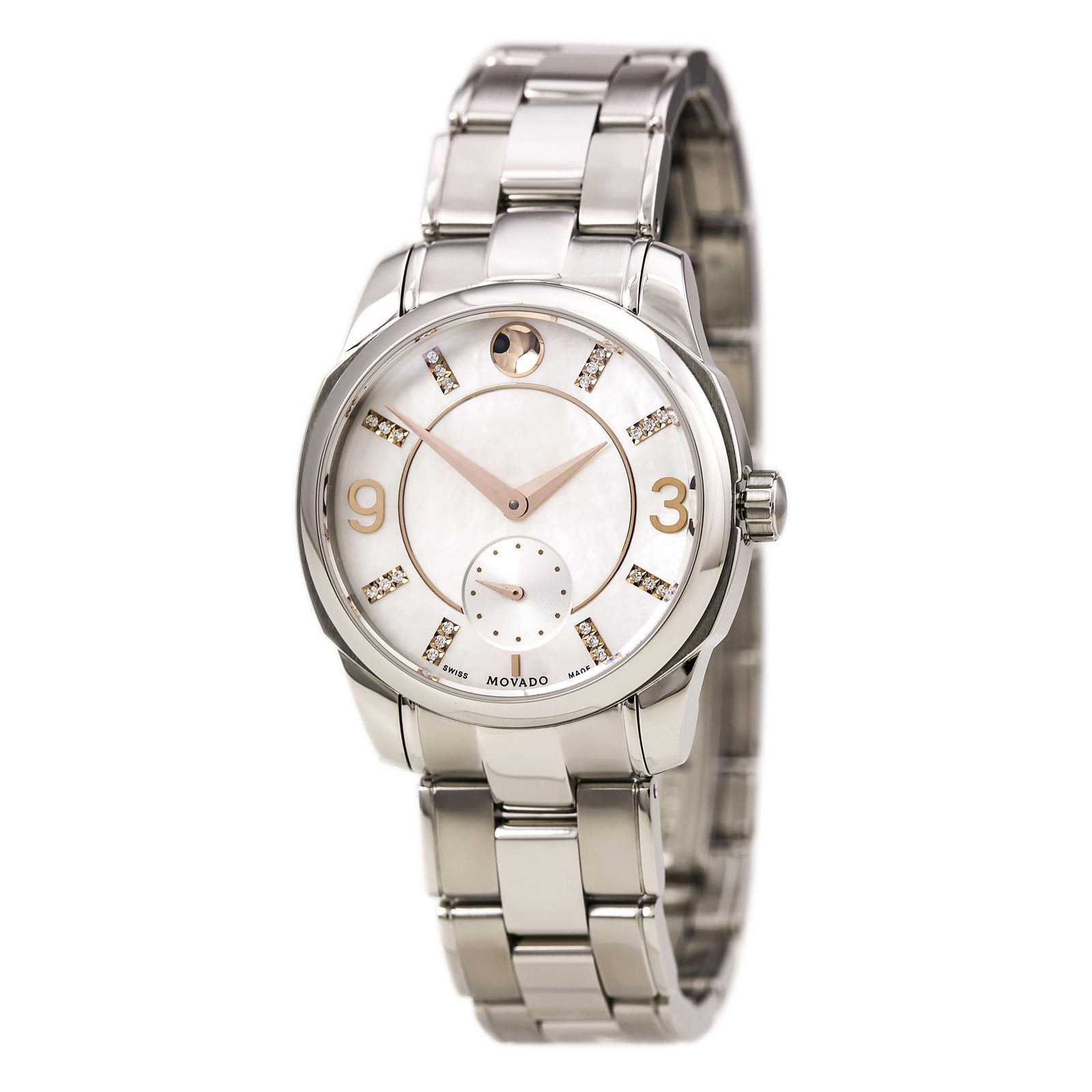 Movado LX Diamond Women's Watch, 0606619 - Walmart.com