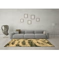 thumbnail image 3 of Ahgly Company Indoor Rectangle Abstract Brown Modern Area Rugs, 2' x 5', 3 of 4
