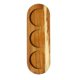 thumbnail image 3 of 1Pc Creative Whisky Holder Wooden Three-slots Cup Mat Cup Serving Tray (Random Color), 3 of 3